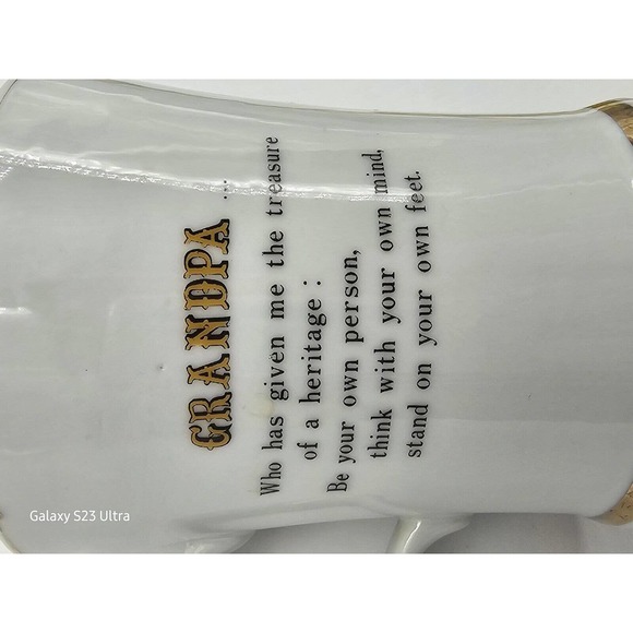 Vintage Grandpa Coffee Mug Made by Knobler Japan - Picture 6 of 7